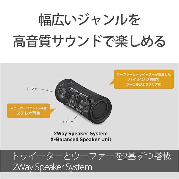 SONY（ソニー） ワイヤレスポータブルスピーカー SRS-XG300 HC｜ksdenki｜03