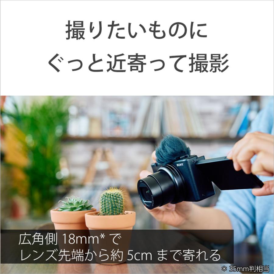 SONY（ソニー） レンズ一体型Vlogカメラ 『VLOGCAM ZV-1 II』 ZV-1M2 B