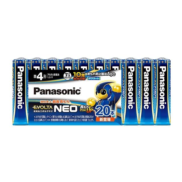Panasonic（パナソニック） エボルタＮＥＯ　単４電池２０本　シュリンクパック LR03NJ/20SW（Yahoo!・ケーズデンキ Yahoo!ショップ）