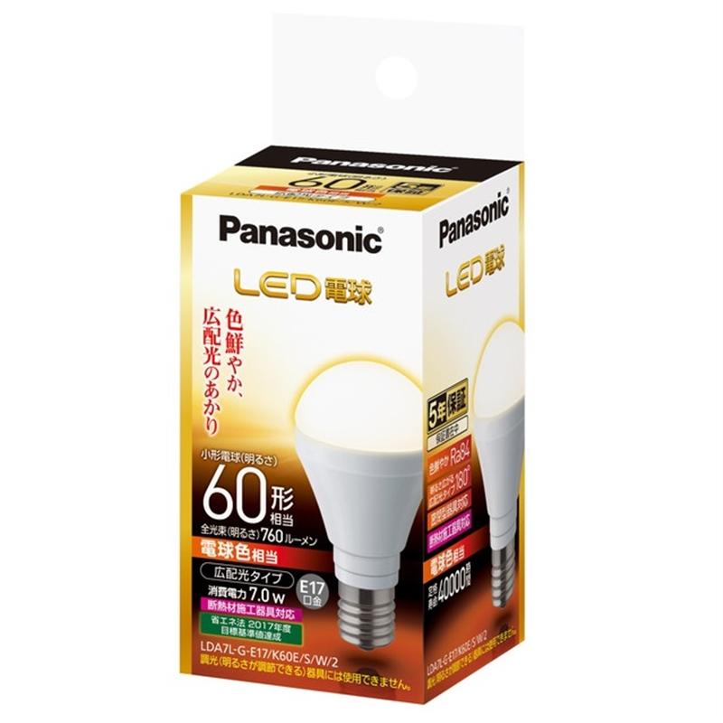 Panasonic（パナソニック） LED電球 LDA7LGE17K60ESW2