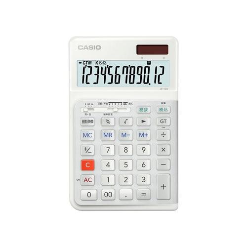 カシオ計算機 人間工学電卓 JE-12D-WE-Nの画像