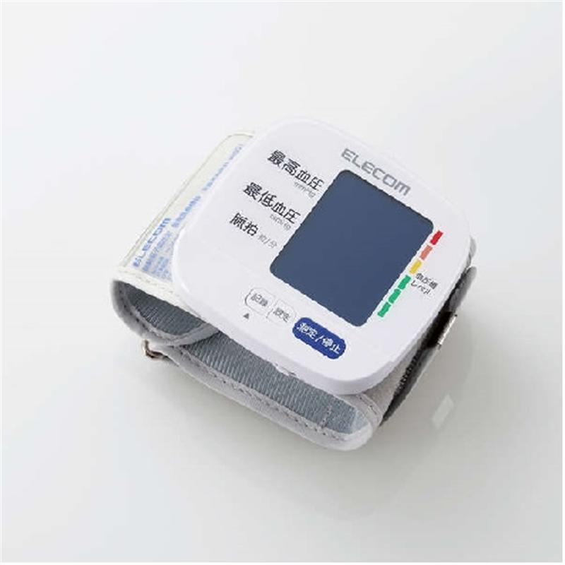 1年保証 エレコム 手首血圧計 充電式ＵＳＢマイクロＢ ホワイト 高額売筋 HCM-WS01-WH