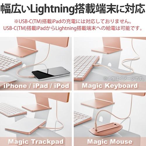エレコム USB-C(TM) to Lightningケーブル(スタンダード) U2C-APCL10DR｜ksdenki｜04