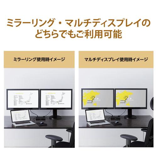 エレコム HDMI分配器/4K60p対応/1入力/8出力 VSP-HDP18BK_4