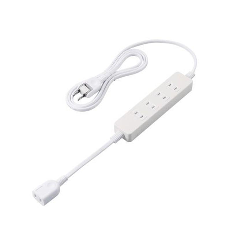 MC55YKS-W 2022年製 MC55Y のケーズデンキ版電源コード延長仕様 ELECOM（エレコム） 電源タップ 延長コード コンセント 1.5m T-ADR5