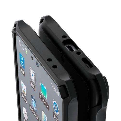 エレコム Galaxy A36 5G対応 ZEROSHOCK ケース PM-G254ZEROBK