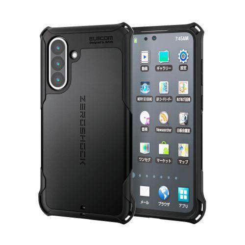 エレコム Galaxy A36 5G対応 ZEROSHOCK ケース PM-G254ZEROBK
