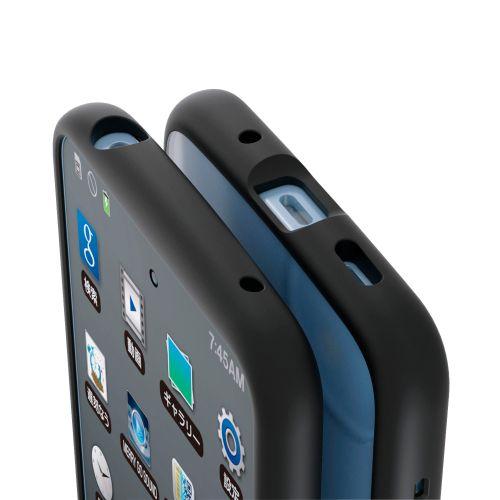 エレコム AQUOS wish5対応 ハイブリッドケース（TOUGH SLIM LITE） PM