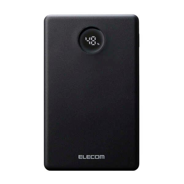 エレコム 半固体モバイルバッテリー(10000mAh/35W) DE-C86-10000BK