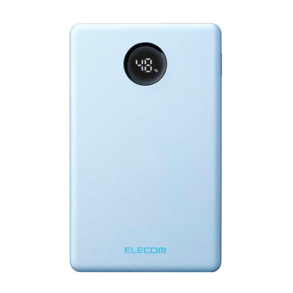 エレコム 半固体モバイルバッテリー(10000mAh/35W) DE-C86-10000BU