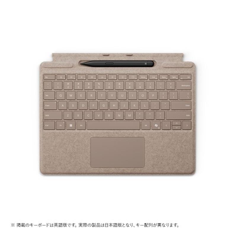 Surface Pro キーボードとスリムペン 8X6-00163 [デューン]（Yahoo!・ケーズデンキ Yahoo!ショップ）