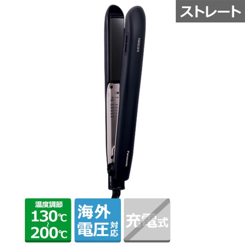 Panasonic（パナソニック） ストレートアイロン ナノケア EH-HS9J-K :4549980548028:ケーズデンキ Yahoo