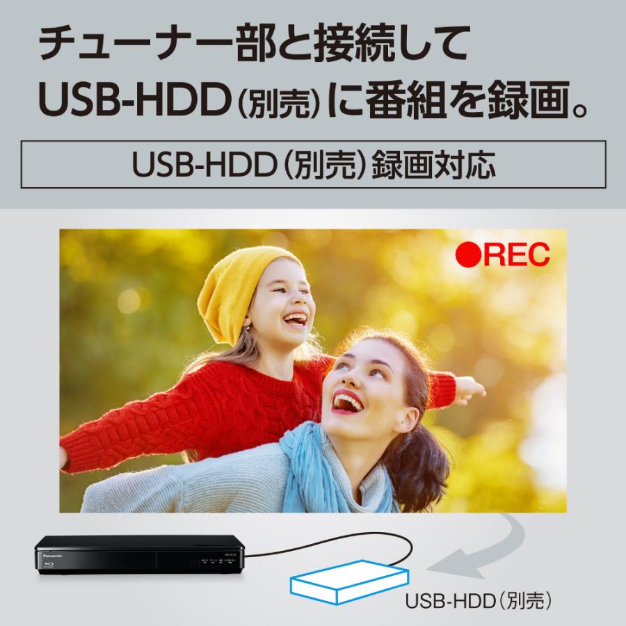 Panasonic（パナソニック） 15V型 ブルーレイディスクプレーヤー/HDD