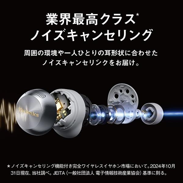 Technics（テクニクス） 完全ワイヤレスイヤホン EAH-AZ100-K