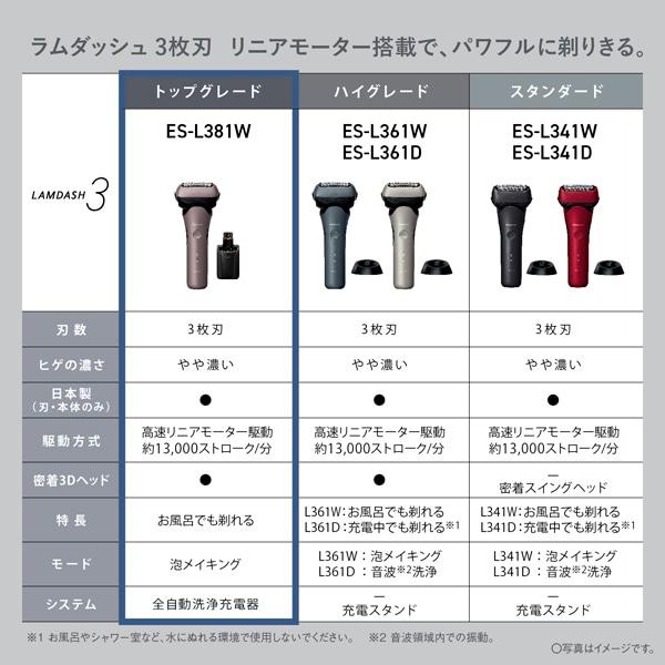 Panasonic（パナソニック） ラムダッシュ 3枚刃シェーバー ES-L381W-N