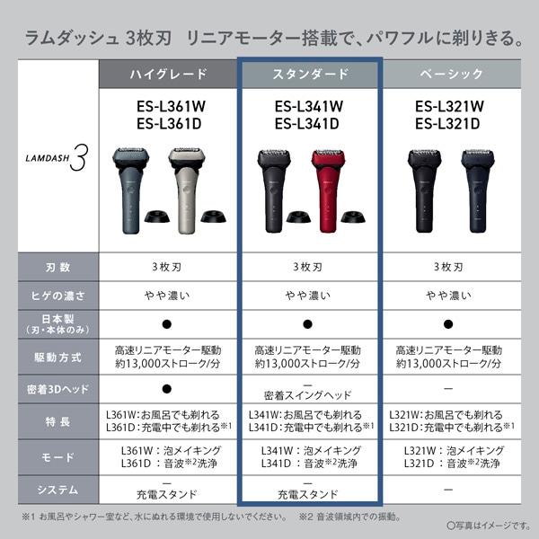 Panasonic（パナソニック） ラムダッシュ 3枚刃シェーバー ES-L341W-K