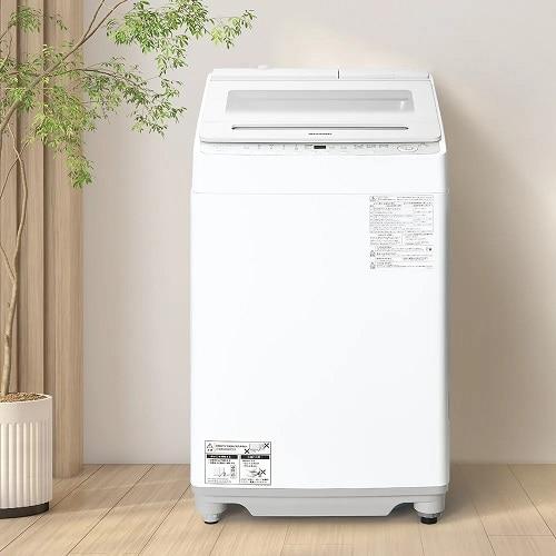 SHARP（シャープ） 全自動洗濯機 穴なし槽シリーズ ES-SV8K-W