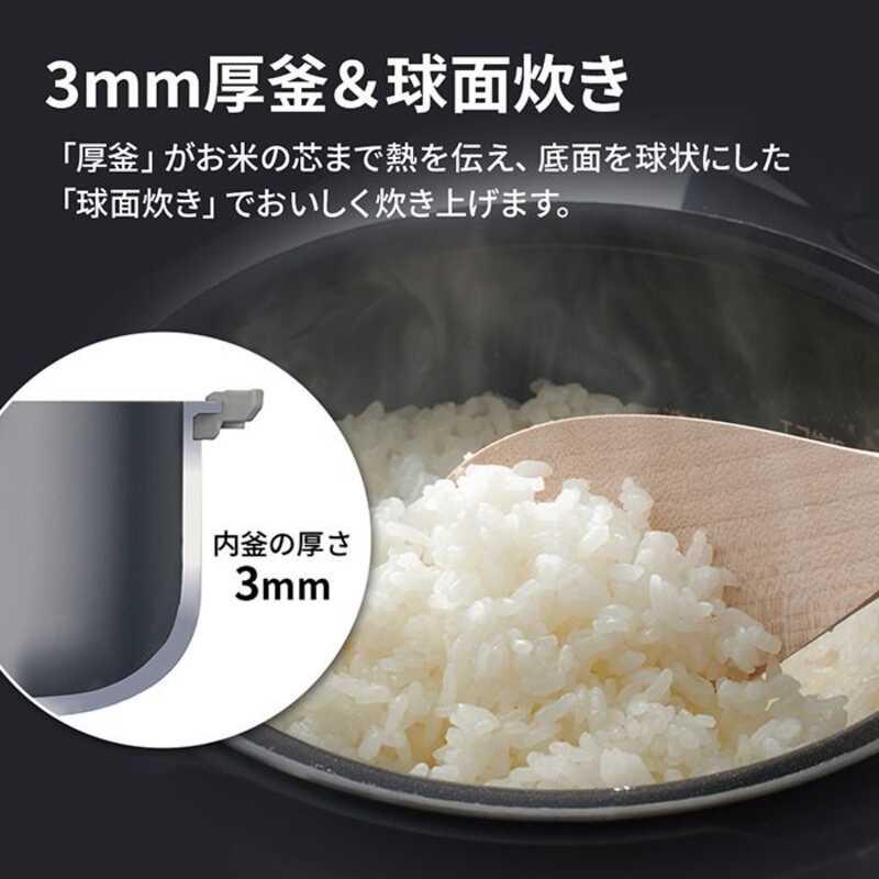 SHARP（シャープ） KS-CS05J-W マイコンジャー炊飯器 ホワイト系 炊飯