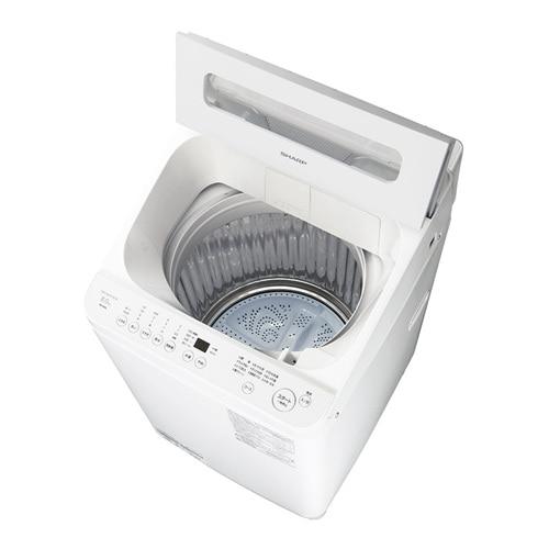 SHARP（シャープ） 全自動洗濯機 穴なし槽シリーズ ES-GV8L-W