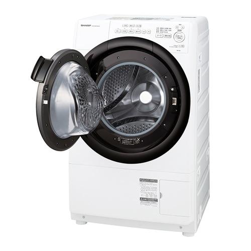 SHARP ドラム式洗濯乾燥機 ES-S7E-WL プラズマクラスター