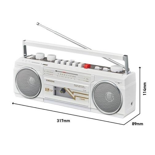 ORION（オリオン） Bluetooth機能搭載ステレオラジオカセット SCR-B3