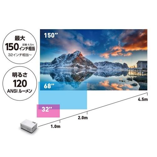 ORION OP-1001w テレビ付きプロジェクター ORION、地上デジタル放送チューナーを搭載したプロジェクター「OP