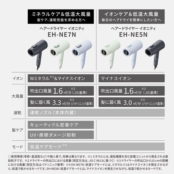 Panasonic（パナソニック） ヘアードライヤー イオニティ EH-NE5N-G