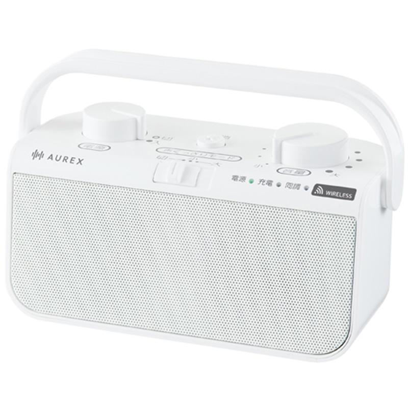 AUREX テレビ用スピーカー（ワイヤレス） AX-WST21(W