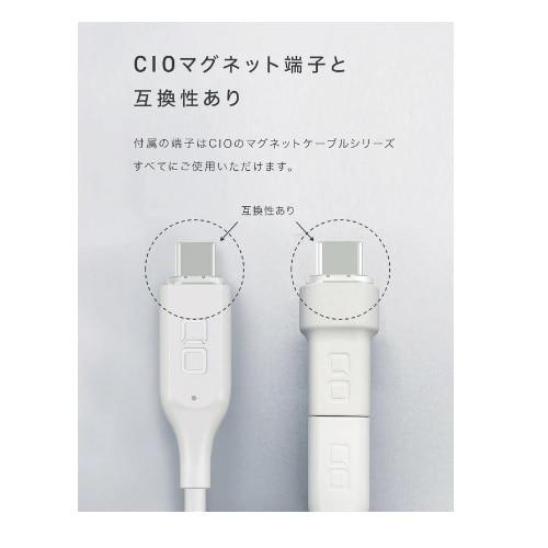 CIO USB-C マグネット変換アダプタ L字設計 10個セット USB-C