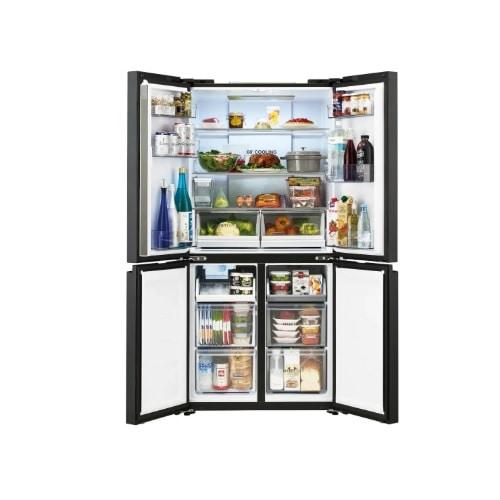ハイアール　4ドア冷凍冷蔵庫　JR-GX47B　未使用品 Haier（ハイアール） 4ドア冷凍冷蔵庫 CORU（コール） JR-GX47B(H