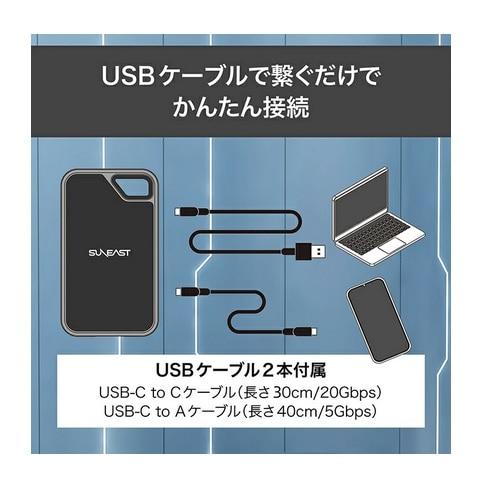 SUNEAST（サンイースト） ULTIMATE PRO ポータブル外付け SSD