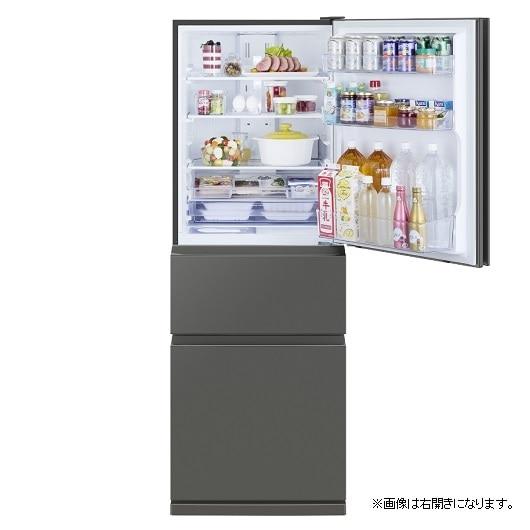 ブラック★3ドア冷蔵庫★2～3人暮らしにオススメ★三菱★335L★送料・設置無料地域有★ 三菱電機（MITSUBISHI） 3ドア冷蔵庫 CXシリーズ MR-CX33ML-H