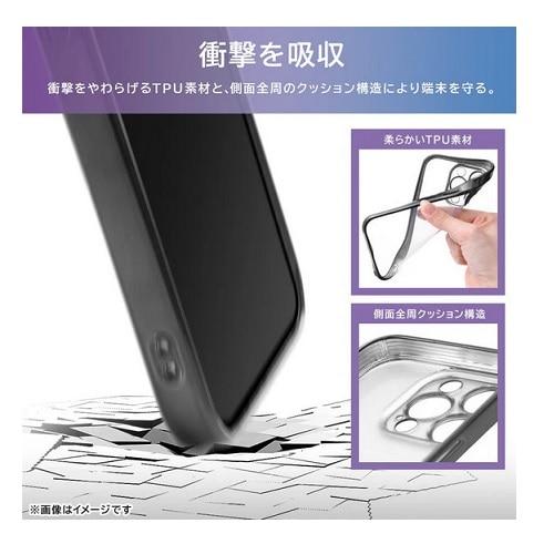 レイアウト Galaxy A25 5G対応 メタリック TPUソフトケース RT