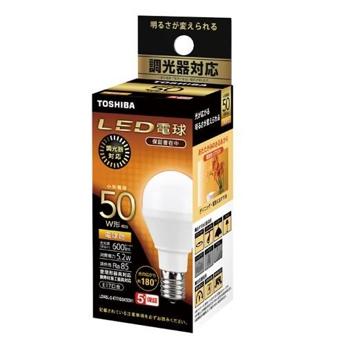 東芝（TOSHIBA） LED電球 LDA5L-G-E17/DSK50V1 : ケーズデンキ