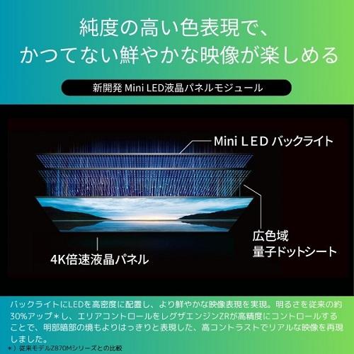REGZA(レグザ) 75V型 4Kチューナー内蔵液晶テレビ REGZA REGZA(レグザ) 75V型 4Kチューナー内蔵液晶テレビ REGZA