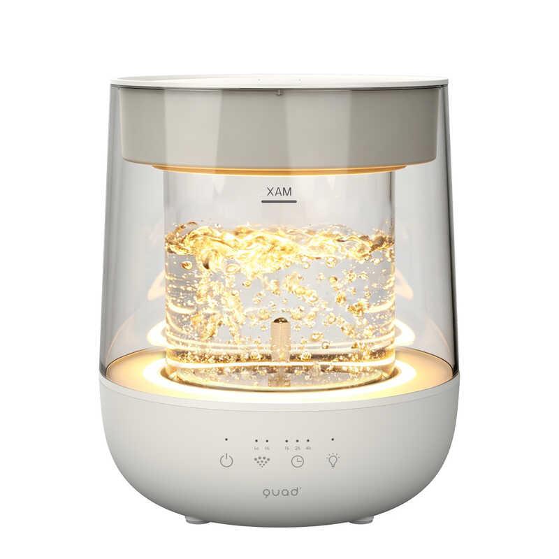 クワッズ QS629IV ガラススチーム加湿器 GLASS(グラス) アイボリー