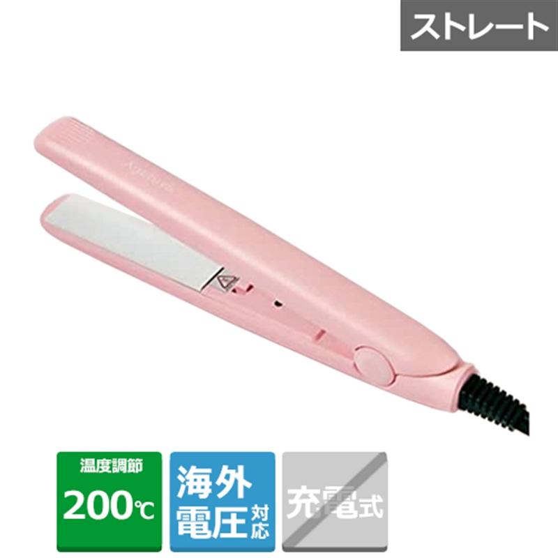 ローネジャパン ミニヘアアイロン ベビーピンク アゲツヤ２００ ポーチ付 Hs100 2bp ベビーピンク ケーズデンキ Paypayモール店 通販 Paypayモール