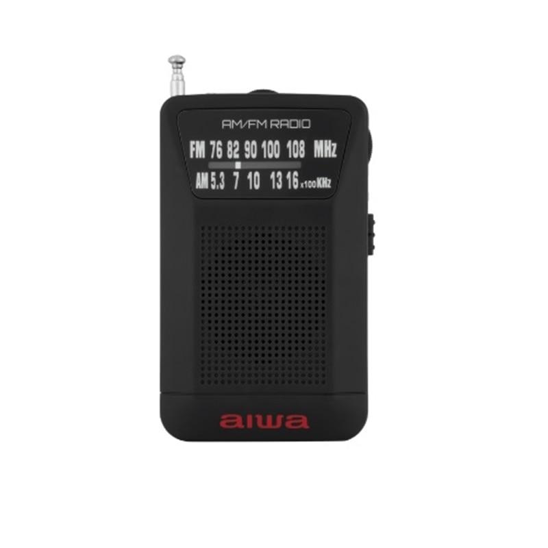 aiwa（アイワ） ポータブルポケットラジオ GAA4-PPR0001(BK