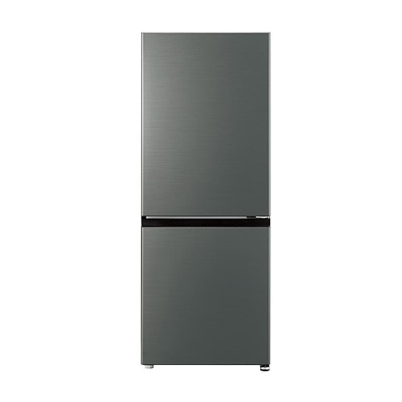 AQUA　2ドア冷蔵庫157リットルサイズ Amazon.co.jp: アクア 157L 2ドア冷蔵庫（アーバンシルバー）【右開き