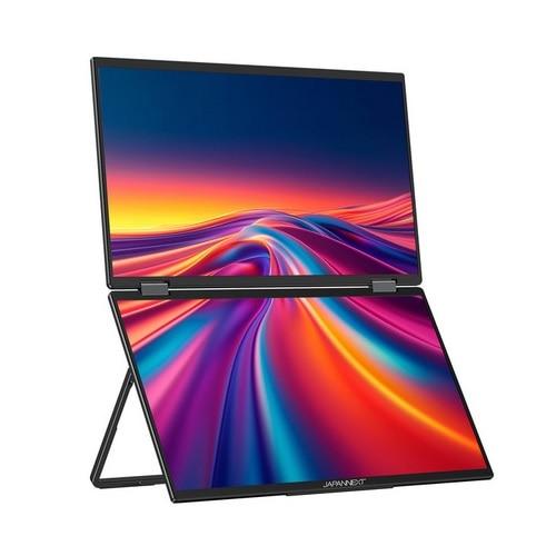 JAPANNEXT（ジャパンネクスト） 15.6型 IPSパネル 自立式デュアル