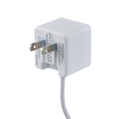 ELPA 耐雷USB充電器（2m） USB-Aポート付 CHCR-SPA20WH