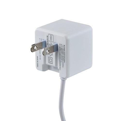 ELPA 耐雷USB充電器（2m） USB-Cポート付 CHCR-SPC20WH