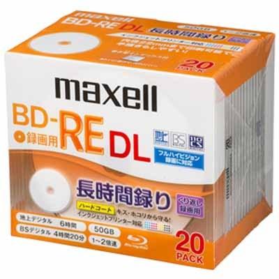 maxell（マクセル） 録画用BD−RE DL BE50VPLWPA20SKS