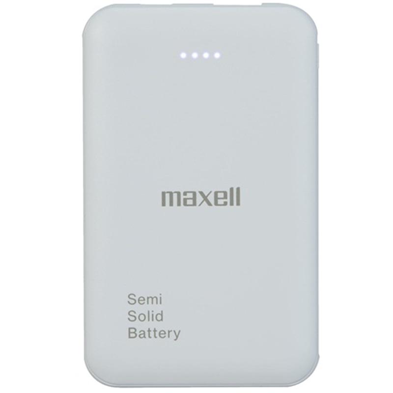 maxell（マクセル） 半固体電池採用モバイル充電バッテリー MPC-CSSB5000WH