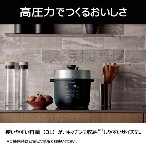 TOSHIBA（東芝） 電気圧力鍋 RCP-30R(K) : ケーズデンキ Yahoo