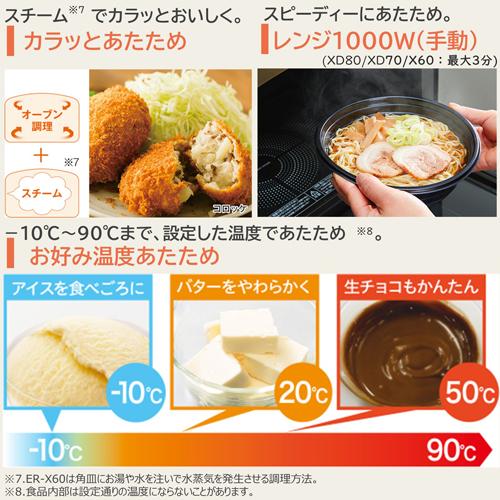 東芝（TOSHIBA） オーブンレンジ（石窯ドーム） ER-XD70(K