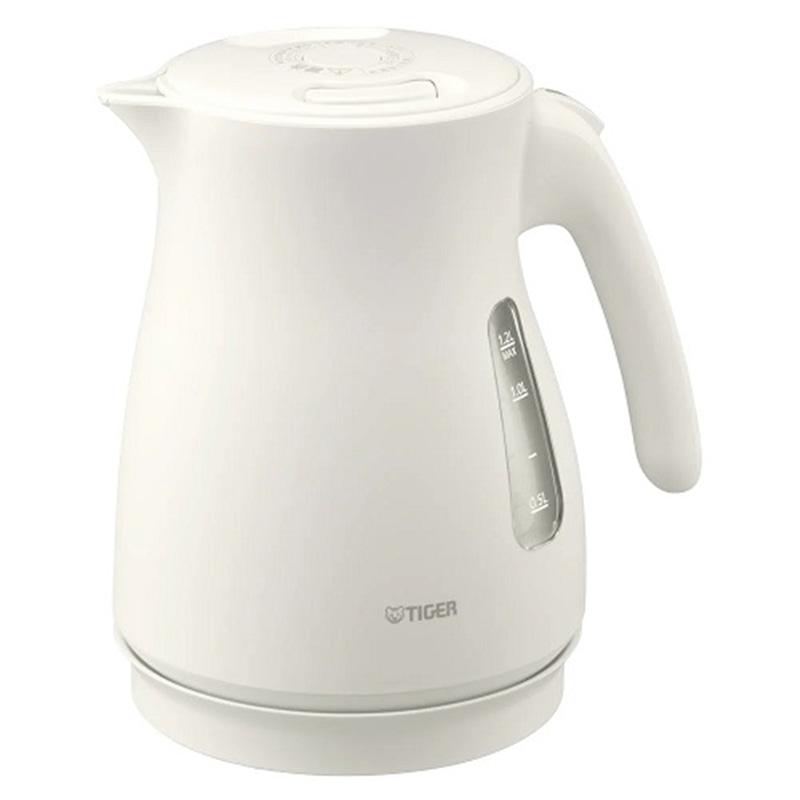 TIGER 電気ケトル QUICK&SAFE+ PCV-A120-WM [マットホワイト]の商品画像（Yahoo!ショッピング）