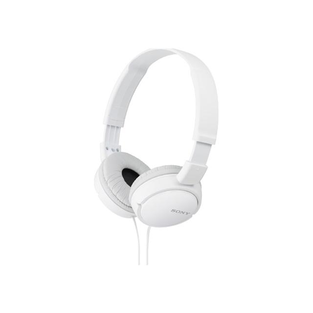 sony ヘッドホン SONY SONY（ソニー） ステレオヘッドホン MDR-ZX110 W : ケーズデンキ