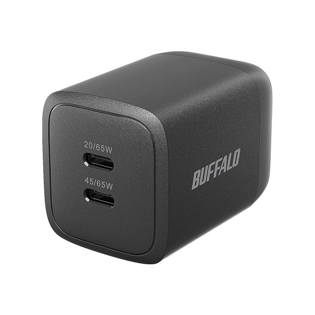 バッファロー（Buffalo） USB PD充電器 BSACPD6500C2BK（Yahoo!・ケーズデンキ Yahoo!ショップ）