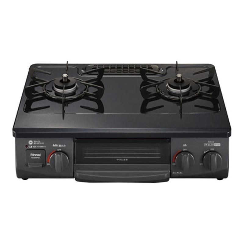 リンナイ（Rinnai） グリル付ガステーブル RTE565PBKL(LPG 